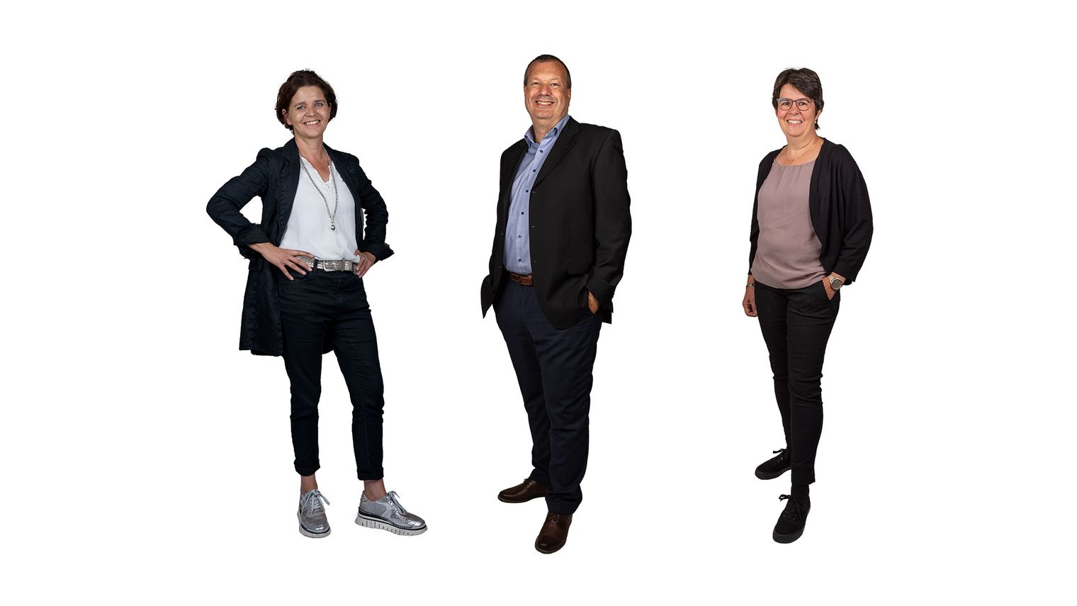 Das Team Finanzen-Administration von Interlaken Tourismus