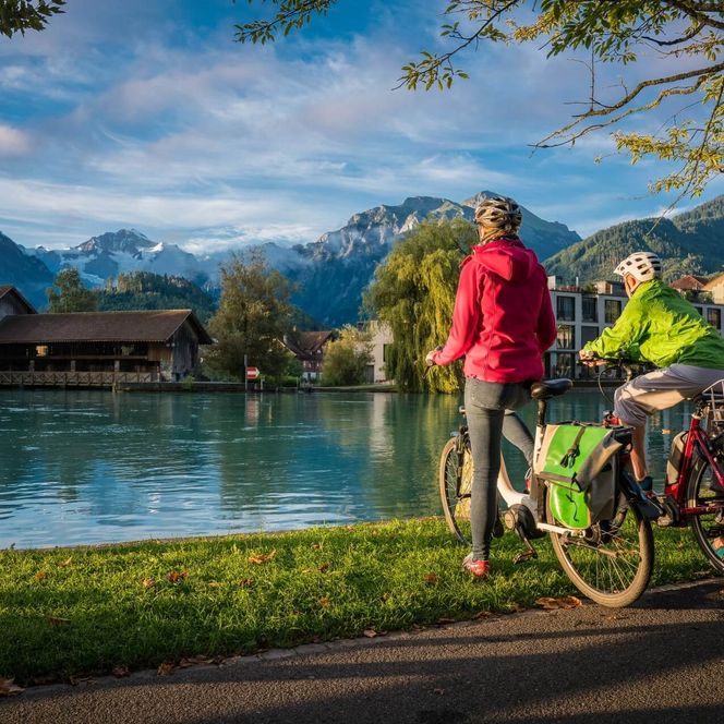 Fahrrad Tour durch Interlaken