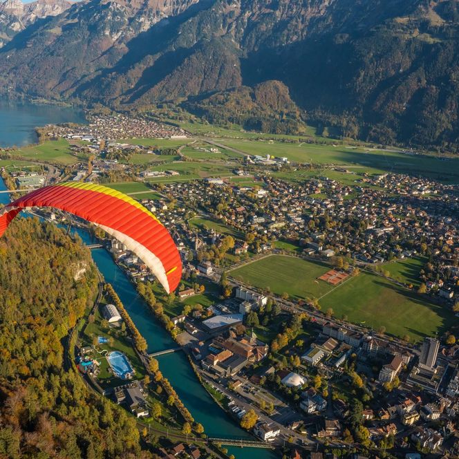 Paragliding Flug über Interlaken